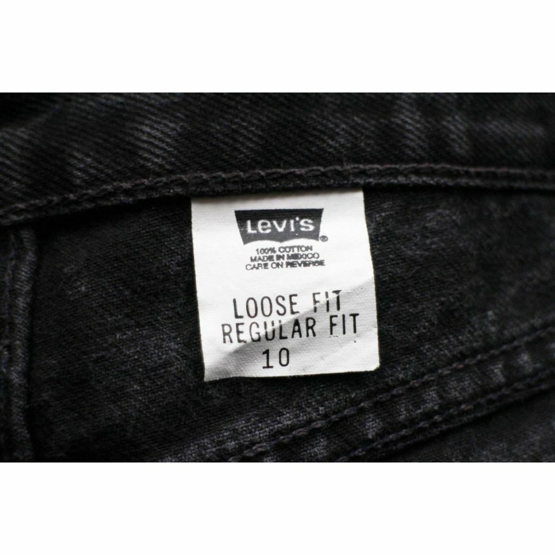 Levi's(リーバイス)の00s メキシコ製 Levi'sリーバイス 709 ブラック デニムパンツ 10★SDP2458 オールド ジーンズ テーパード ワイド バギー ルーズ レディースのパンツ(デニム/ジーンズ)の商品写真