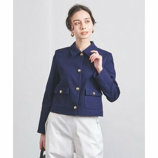 ユナイテッドアローズ(UNITED ARROWS)の【NAVY】ジャージー ショート ブルゾン(ブルゾン)