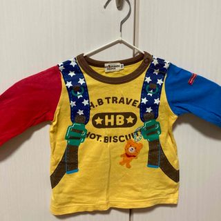 ホットビスケッツ(HOT BISCUITS)のミキハウス mikihouse hotbiscuits  ロンT 長袖　70(Ｔシャツ)