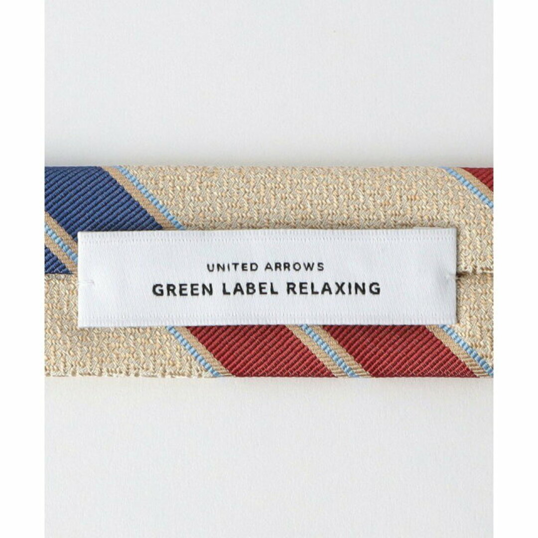 UNITED ARROWS green label relaxing(ユナイテッドアローズグリーンレーベルリラクシング)の【BEIGE】【FREE】GLR 8.0cm ストライプ1 ITALY ネクタイ メンズのファッション小物(ネクタイ)の商品写真