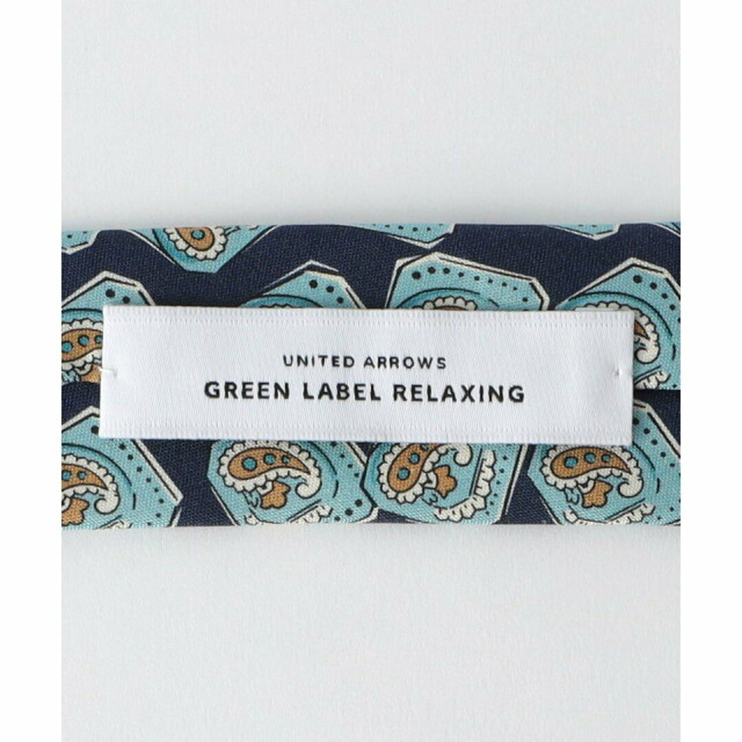 UNITED ARROWS green label relaxing(ユナイテッドアローズグリーンレーベルリラクシング)の【NAVY】【FREE】GLR 8.0cm ペイズリー1 ITALY ネクタイ メンズのファッション小物(ネクタイ)の商品写真