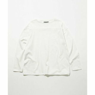 ユナイテッドアローズグリーンレーベルリラクシング(UNITED ARROWS green label relaxing)の【WHITE】<GLR or>バスク フットボール 長袖 カットソー ロンT(Tシャツ/カットソー(半袖/袖なし))