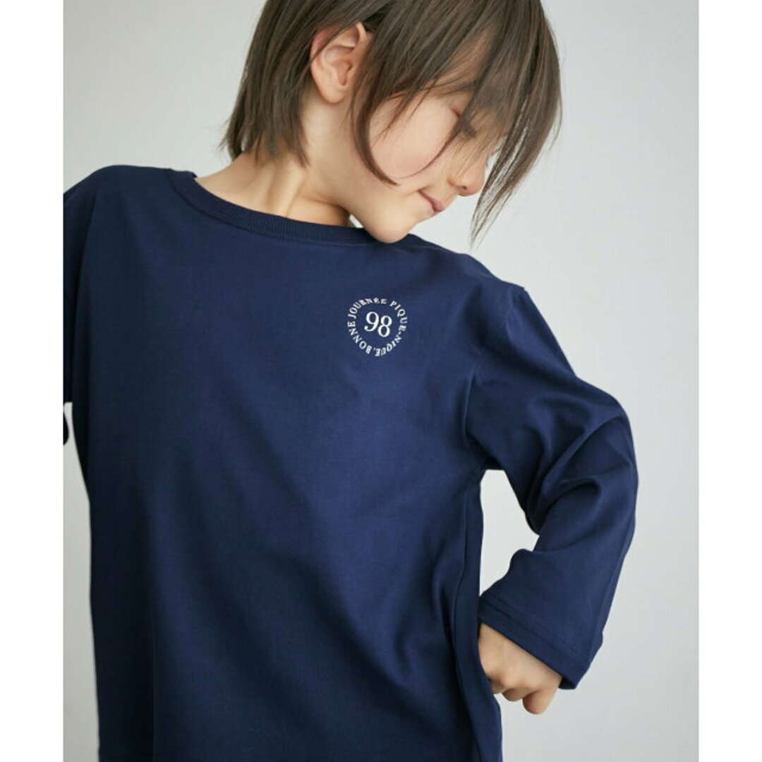 Rope' Picnic(ロペピクニック)の【オフホワイト（15）】【120】【KIDS】バックプリントロンTシャツ キッズ/ベビー/マタニティのキッズ服女の子用(90cm~)(Tシャツ/カットソー)の商品写真