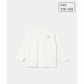 【オフホワイト（15）】【KIDS】バックプリントロンTシャツ