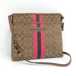 コーチ(COACH)のCOACH ヴァーシティ ショルダーバッグ シグネチャー レザー(ショルダーバッグ)