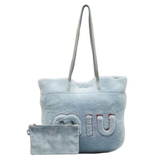 ミュウミュウ(miumiu)のミュウミュウ トートバッグ 5BG083 ファー レディース MIUMIU 【1-0129941】(トートバッグ)