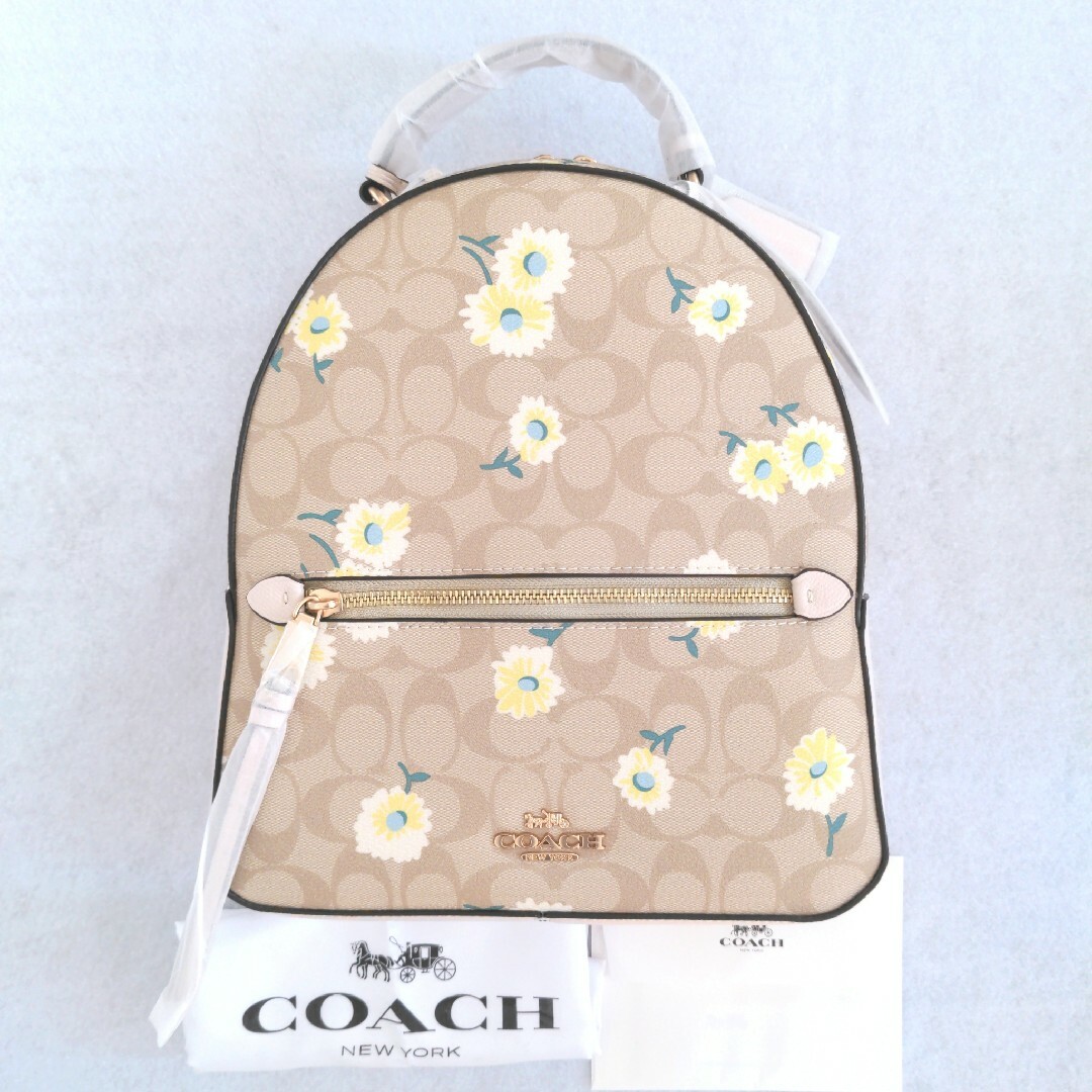 2024人気最高】 コーチ COACH リュック 花柄 可愛い おしゃれ バック