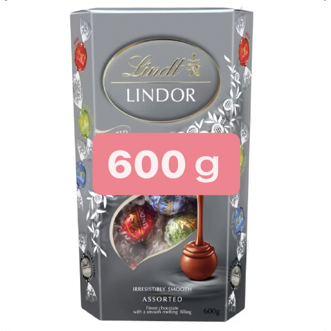 Lindt(リンツ)のコストコ リンドール リンツ シルバーアソート チョコレート600ｇ(約48個) 食品/飲料/酒の食品(菓子/デザート)の商品写真