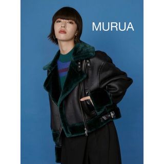 ムルーア(MURUA)の MURUA ショートエアリーフェイクムートンジャケッ(ムートンコート)