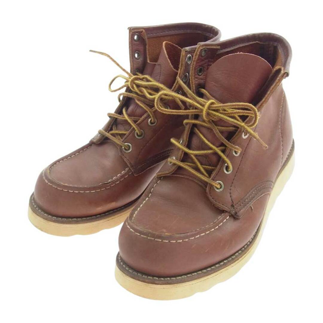 RED WING レッドウィング ブーツ 875 USA製 90s 90年製 四角犬タグ WORK BOOTS  ワーク ブーツ ブラウン系 7.5D約295cm高さ