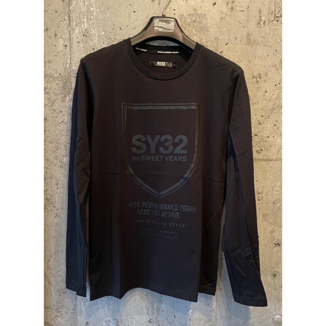 販促サービス SY32 by SWEET YEARS 長袖Tシャツ ロンT ブラック L