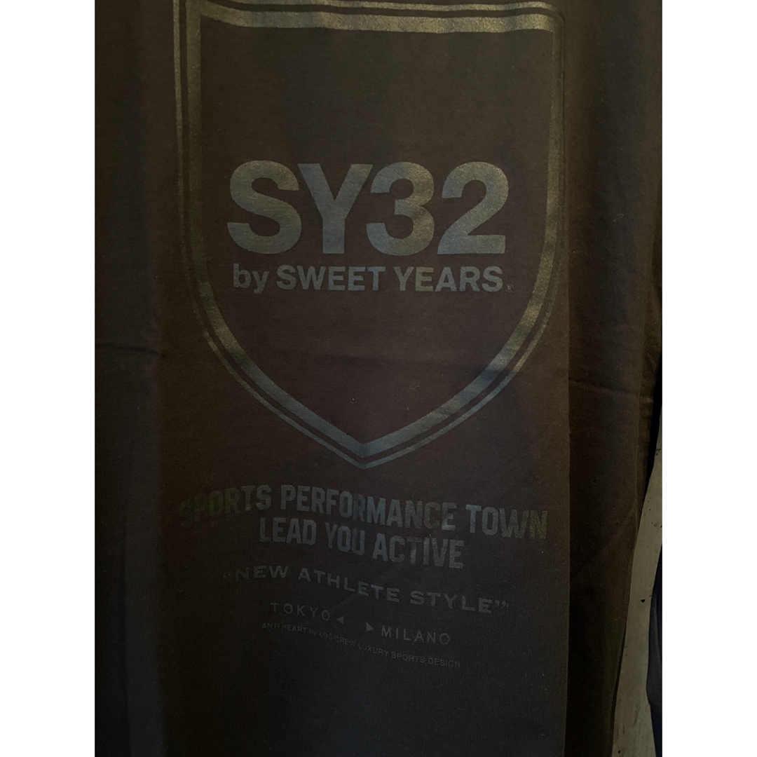 SY32 by SWEET YEARS 長袖Tシャツ ロンT ブラック Lトップス