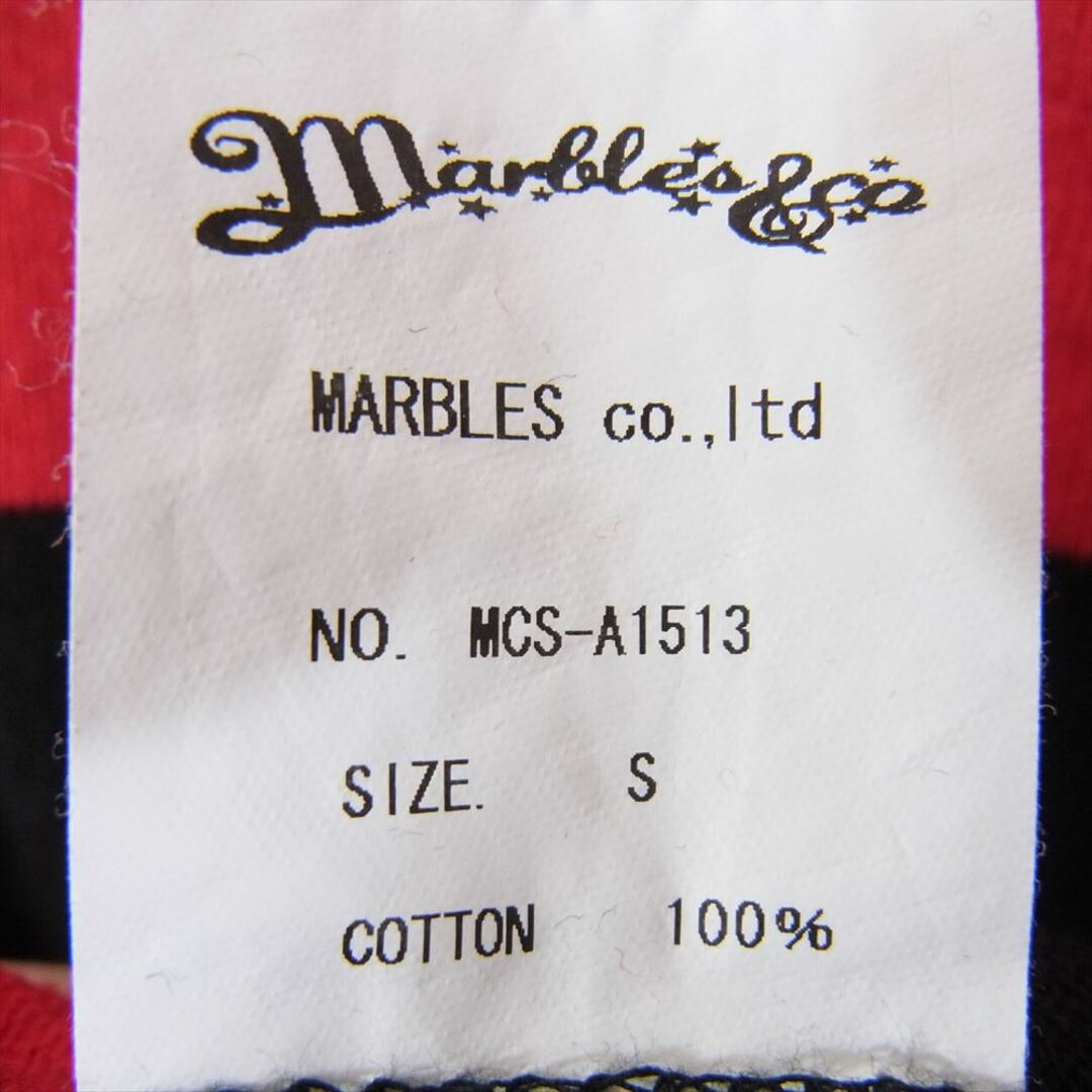 MARBLES マーブルズ ソー MCS-A1513 BORDER T-SHIRT ボーダー 長袖 Tシャツ カットソー レッド系 S【中古】 メンズのトップス(Tシャツ/カットソー(七分/長袖))の商品写真