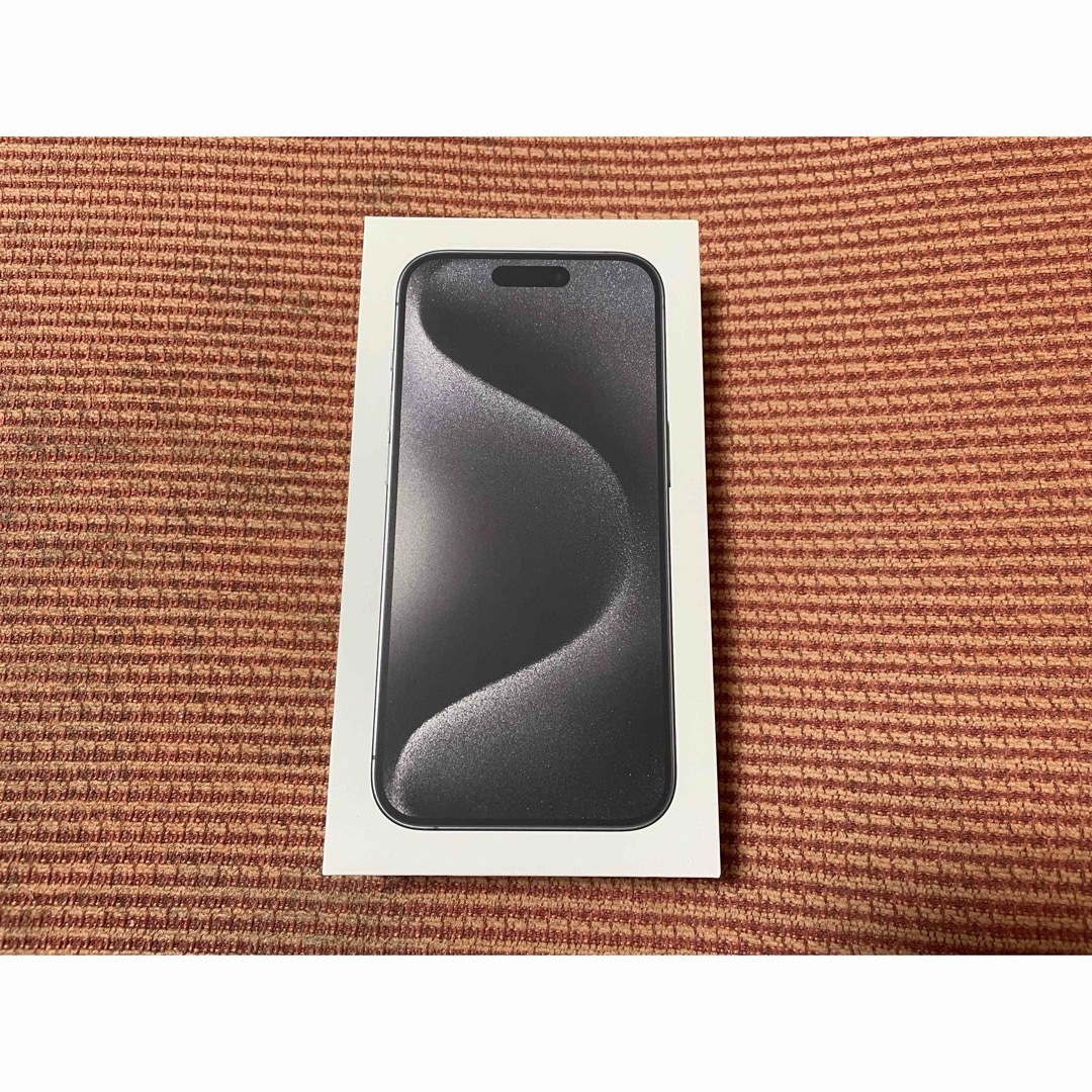 Apple - 【未開封】iPhone15 pro 128GB ブラックチタニウムSIMフリーの Apple - 【未開封】iPhone15 pro 128GB ブラックチタニウムSIMフリーの
