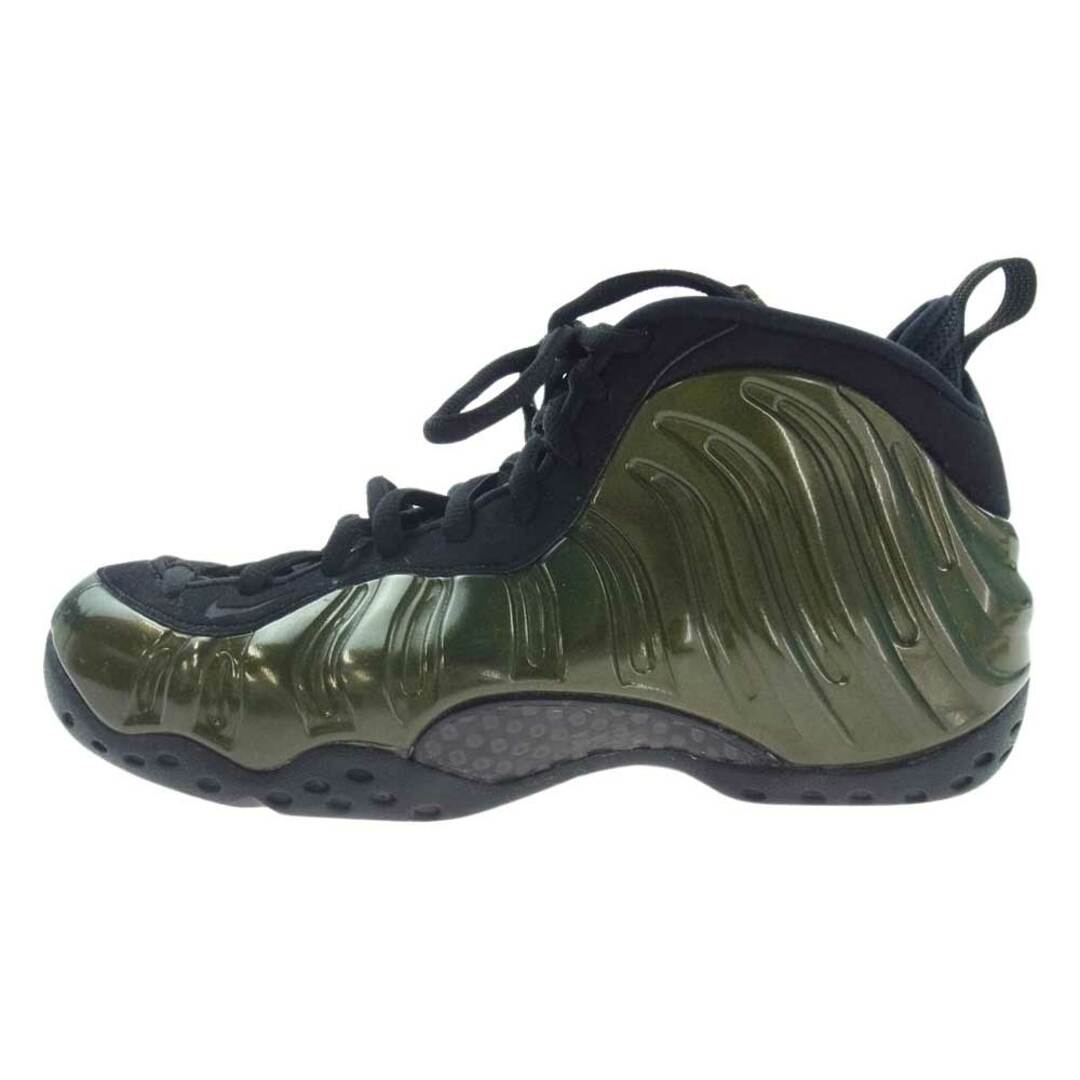 NIKE(ナイキ)のNIKE ナイキ スニーカー 314996-301 Air Foamposite One Legion Green エアフォームポジット ワン レギオン グリーン スニーカー ブラック系 グリーン系 25cm【中古】 レディースの靴/シューズ(スニーカー)の商品写真