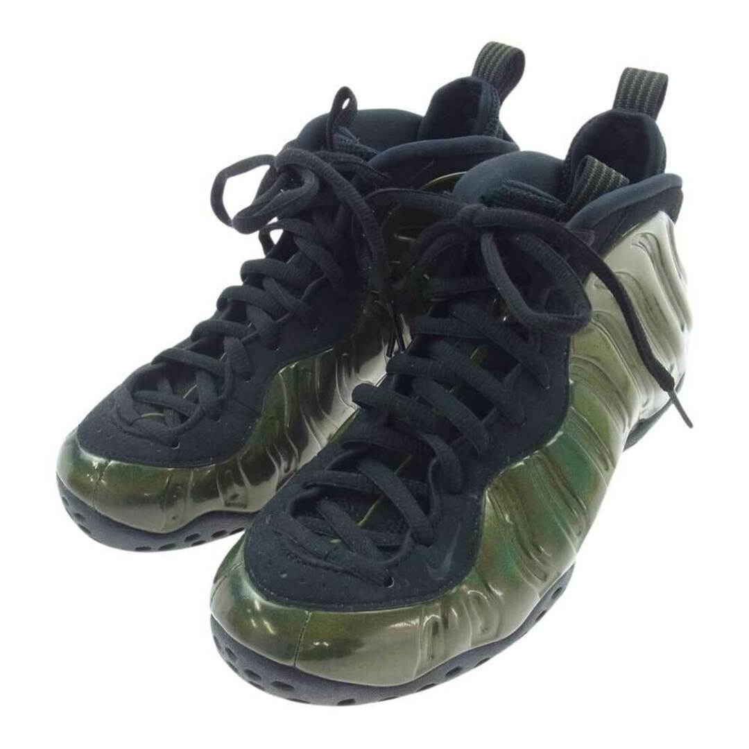 NIKE(ナイキ)のNIKE ナイキ スニーカー 314996-301 Air Foamposite One Legion Green エアフォームポジット ワン レギオン グリーン スニーカー ブラック系 グリーン系 25cm【中古】 レディースの靴/シューズ(スニーカー)の商品写真