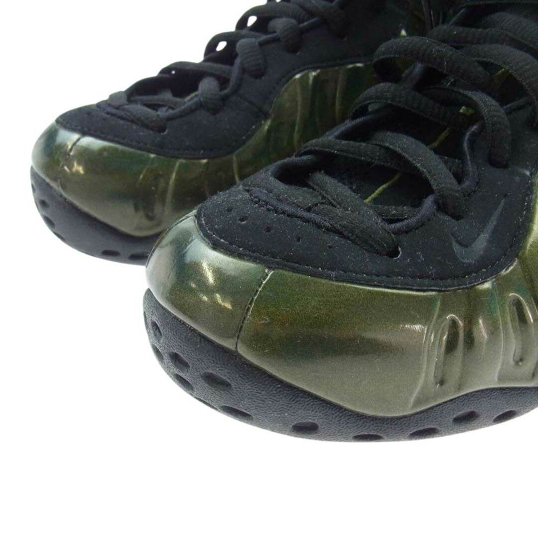 NIKE(ナイキ)のNIKE ナイキ スニーカー 314996-301 Air Foamposite One Legion Green エアフォームポジット ワン レギオン グリーン スニーカー ブラック系 グリーン系 25cm【中古】 レディースの靴/シューズ(スニーカー)の商品写真