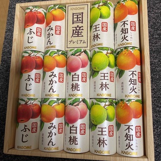 カゴメ(KAGOME)のカゴメ　国産プレミアム　フルーツジュース　14本セット(ソフトドリンク)