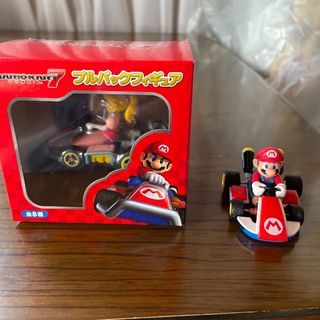 ニンテンドウ(任天堂)のマリオカート　プルバックフィギュア　ピーチ2点セット(キャラクターグッズ)