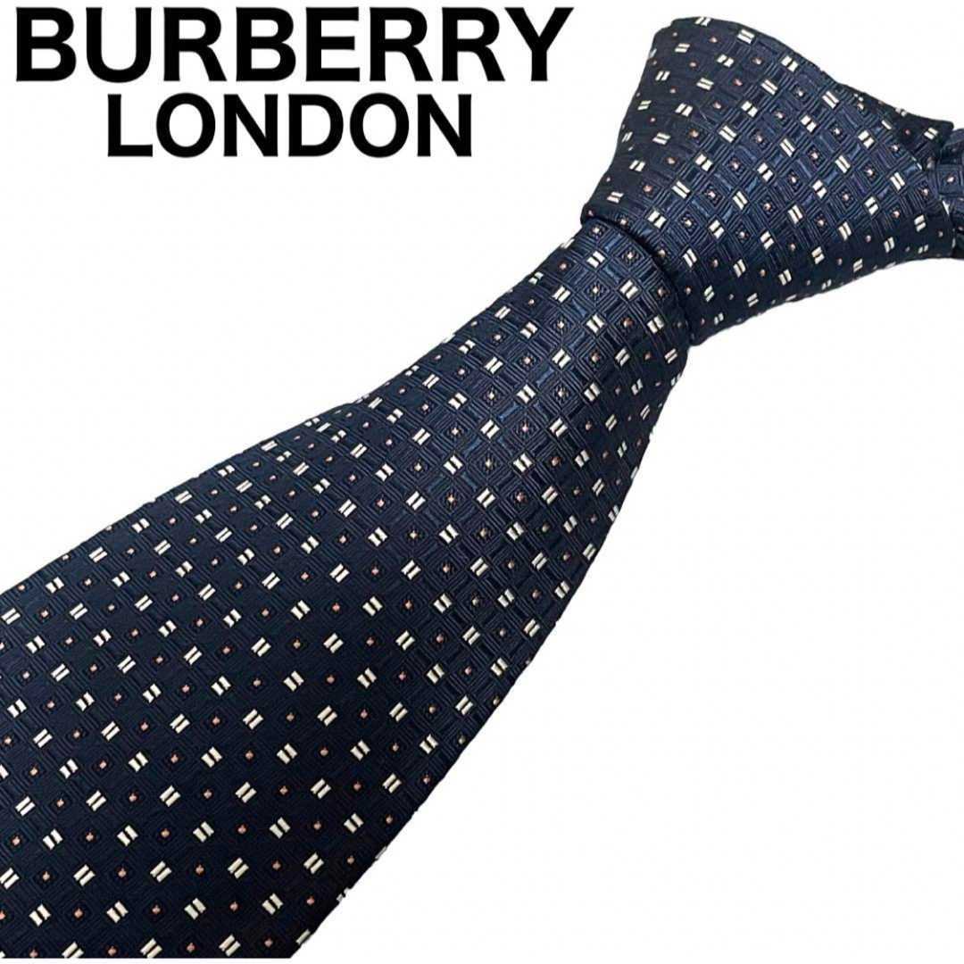 BURBERRY(バーバリー)のBURBERRY LONDON ネクタイ　肉厚　ジャガード　ホースマーク　日本製 メンズのファッション小物(ネクタイ)の商品写真