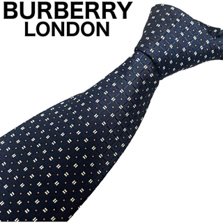バーバリー(BURBERRY)のBURBERRY LONDON ネクタイ　肉厚　ジャガード　ホースマーク　日本製(ネクタイ)