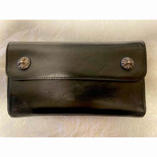 クロムハーツ(Chrome Hearts)の【美品】CHROME HEARTS WAVE ウォレット 長財布(長財布)