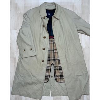 バーバリー(BURBERRY)のBURBERRY LONDON ステンカラーコート　ライナー付き　ベージュ(ステンカラーコート)