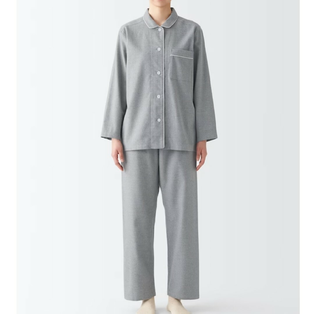 MUJI (無印良品)(ムジルシリョウヒン)の無印良品 フランネルパジャマ レディースＬサイズ レディースのルームウェア/パジャマ(パジャマ)の商品写真