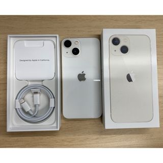 アイフォーン(iPhone)のアップル iPhone13 mini 128GB スターライト(スマートフォン本体)