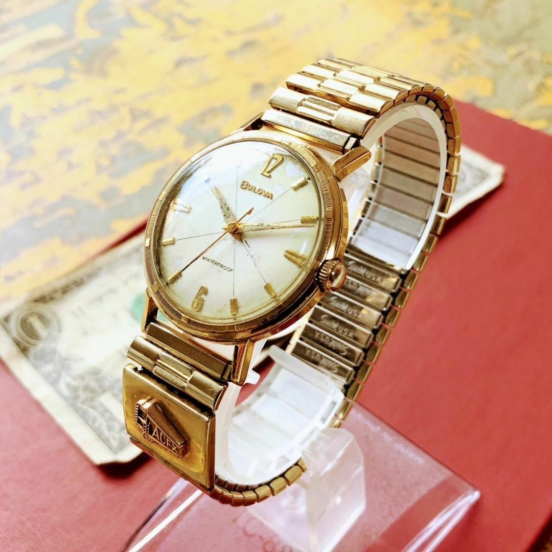 Bulova - #2895【渋くてお洒落】メンズ 腕時計 ブローバ 動作品 1960