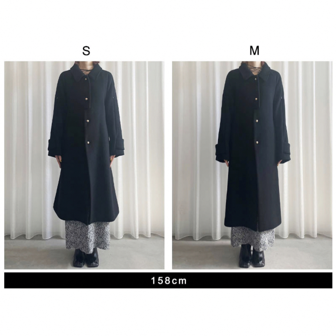 Ameri VINTAGE(アメリヴィンテージ)の【新品】SOFT WOOL BAL COLLAR COAT レディースのジャケット/アウター(ロングコート)の商品写真