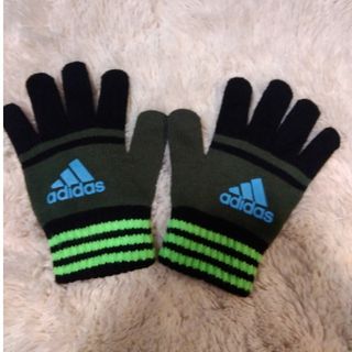 アディダス(adidas)のアディダス 子供手袋 緑(手袋)