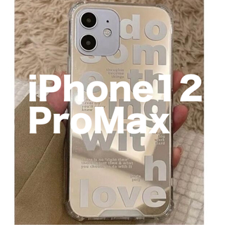 アイフォーン(iPhone)のiPhone12ProMax スマホケース 韓国 SHIEN 鏡(iPhoneケース)