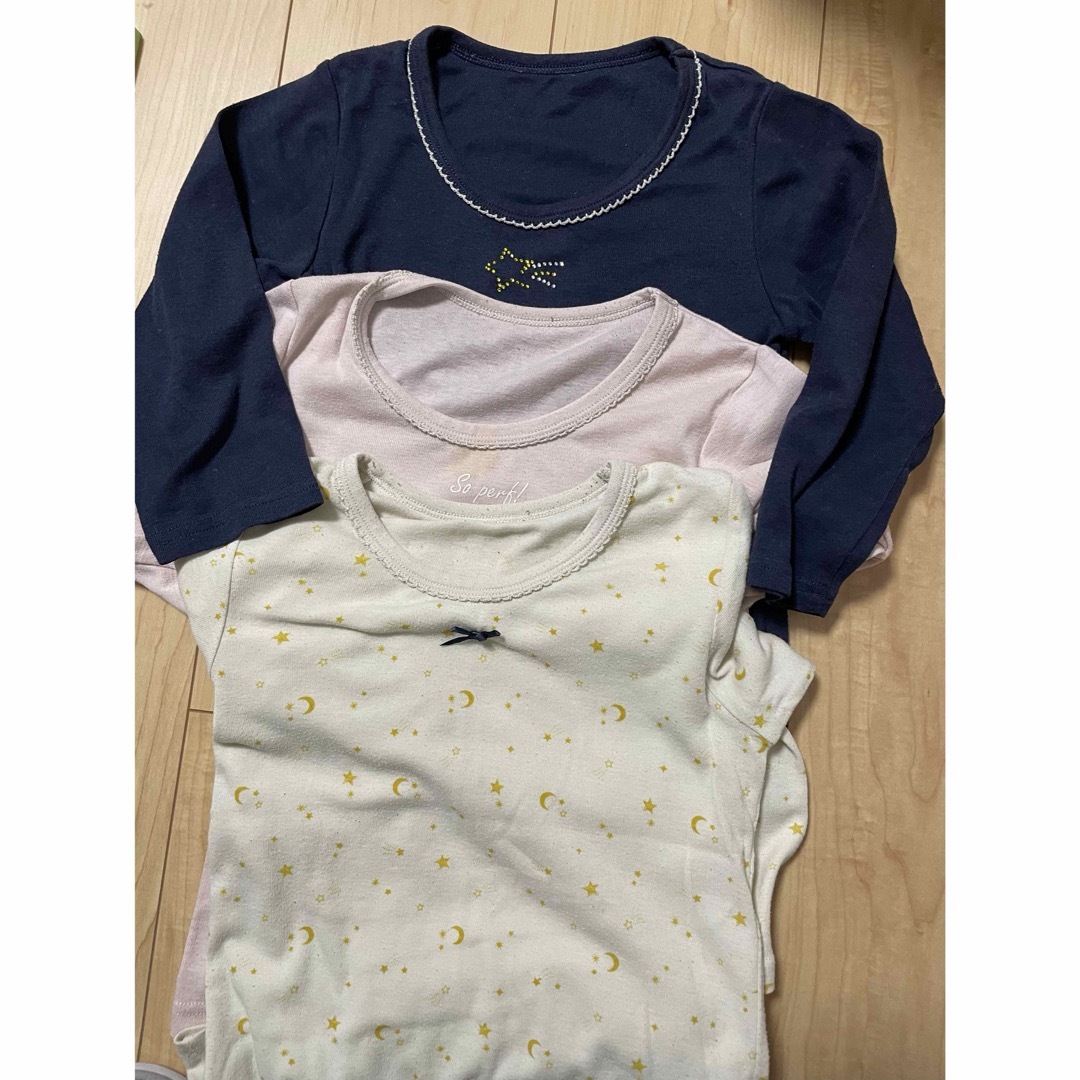 肌着　110 キッズ/ベビー/マタニティのキッズ服女の子用(90cm~)(下着)の商品写真