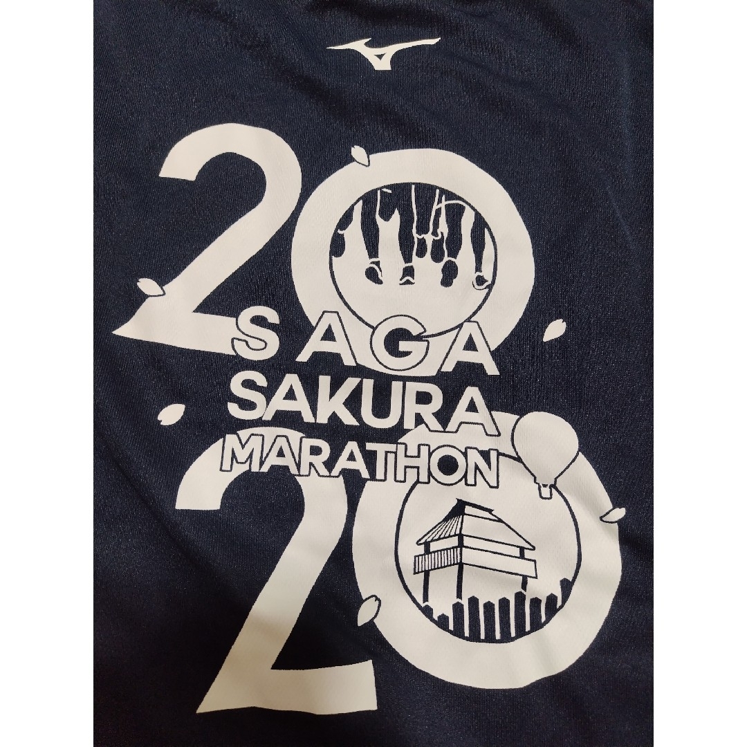 MIZUNO(ミズノ)のさが桜マラソン2020 Tシャツ　Mサイズ ミズノ Mizuno スポーツ/アウトドアのランニング(ウェア)の商品写真