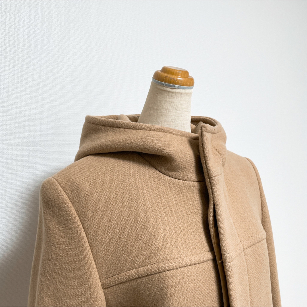 INED(イネド)のINED イネド ウールコート ベージュ 日本製 冬 上品暖か♡ レディースのジャケット/アウター(ロングコート)の商品写真