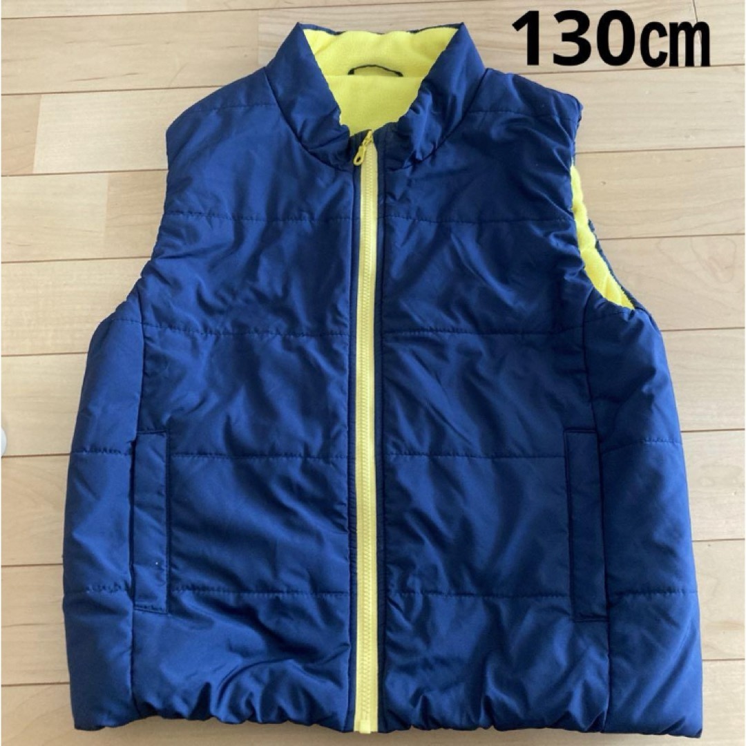 130㎝⭐︎ダウンベスト キッズ/ベビー/マタニティのキッズ服男の子用(90cm~)(ジャケット/上着)の商品写真