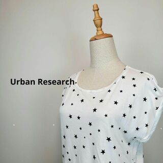 アーバンリサーチ(URBAN RESEARCH)のアーバンリサーチURBAN RESEARCHレディース白星柄半袖シャツ(Tシャツ(半袖/袖なし))