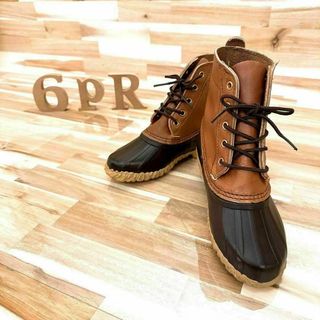 ソレル(SOREL)の【ソレル】SOREL レザーブーツ ビーンブーツ ハンティング 22.0 茶(ブーツ)