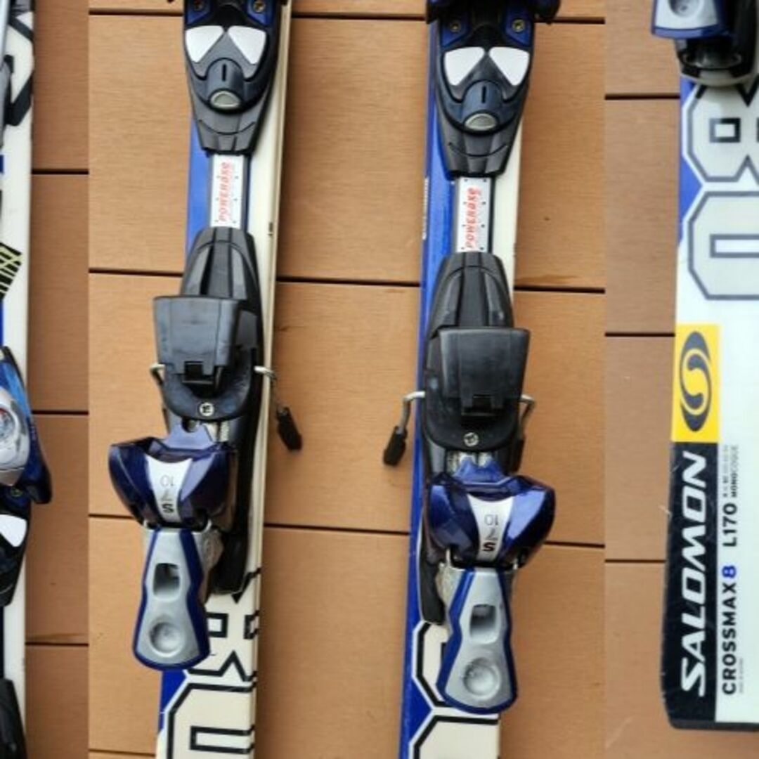 SALOMON(サロモン)のSALOMON CrossMax 8 170cm　SX92ブーツ　ストックセット スポーツ/アウトドアのスキー(板)の商品写真