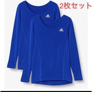 アディダス(adidas)の新品　２枚セット　アディダス　インナー　ガールズ　レディース  ヒートテック(アンダーシャツ/防寒インナー)