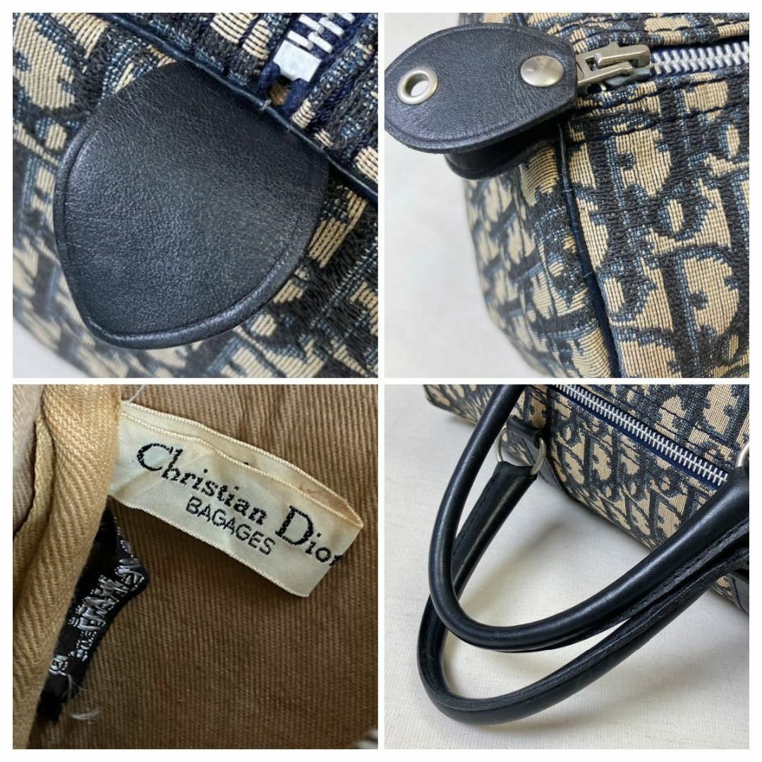 Christian Dior(クリスチャンディオール)のクリスチャン ディオール / トロッター ボストンバッグ キャンバス×レザー レディースのバッグ(ボストンバッグ)の商品写真