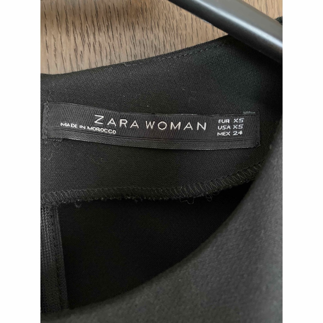 ZARA(ザラ)のZARA ブラックワンピース レディースのワンピース(ひざ丈ワンピース)の商品写真