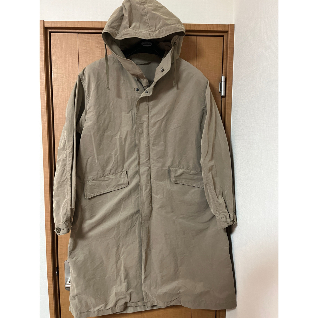 COMOLI(コモリ)のcomoli cotton nylon hoodedcoat コモリ コート1 メンズのジャケット/アウター(モッズコート)の商品写真