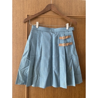 【値下げ】predichant 制服　スカート　水色　高校　レディース(ミニスカート)