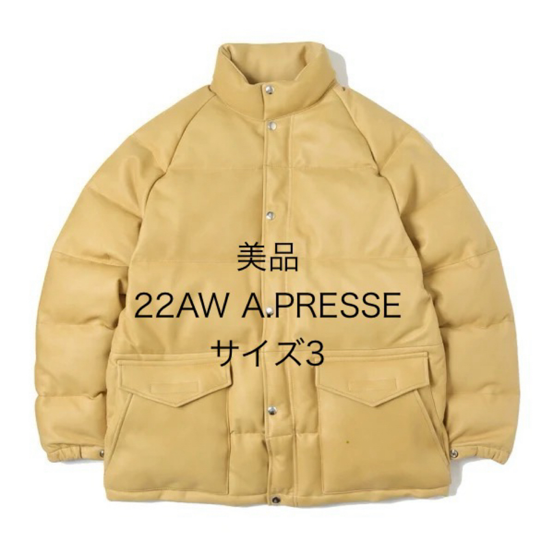 COMOLI - 美品A.PRESSE (アプレッセ) Leather Down Jacketの通販 COMOLI - 美品A.PRESSE (アプレッセ) Leather Down Jacketの通販