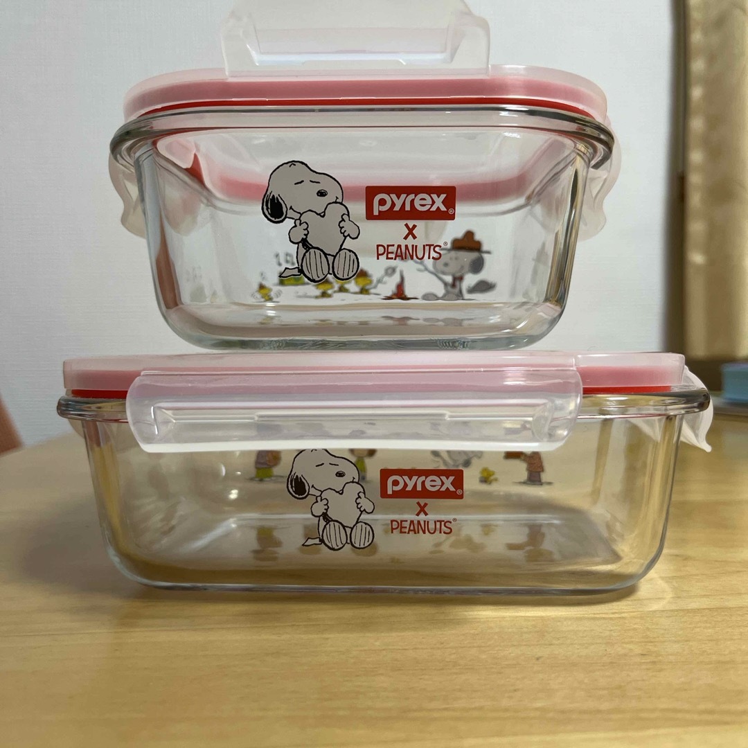 Pyrex(パイレックス)のPyrex  ×   PEANUTS  パイレックス　スヌーピー インテリア/住まい/日用品のキッチン/食器(容器)の商品写真