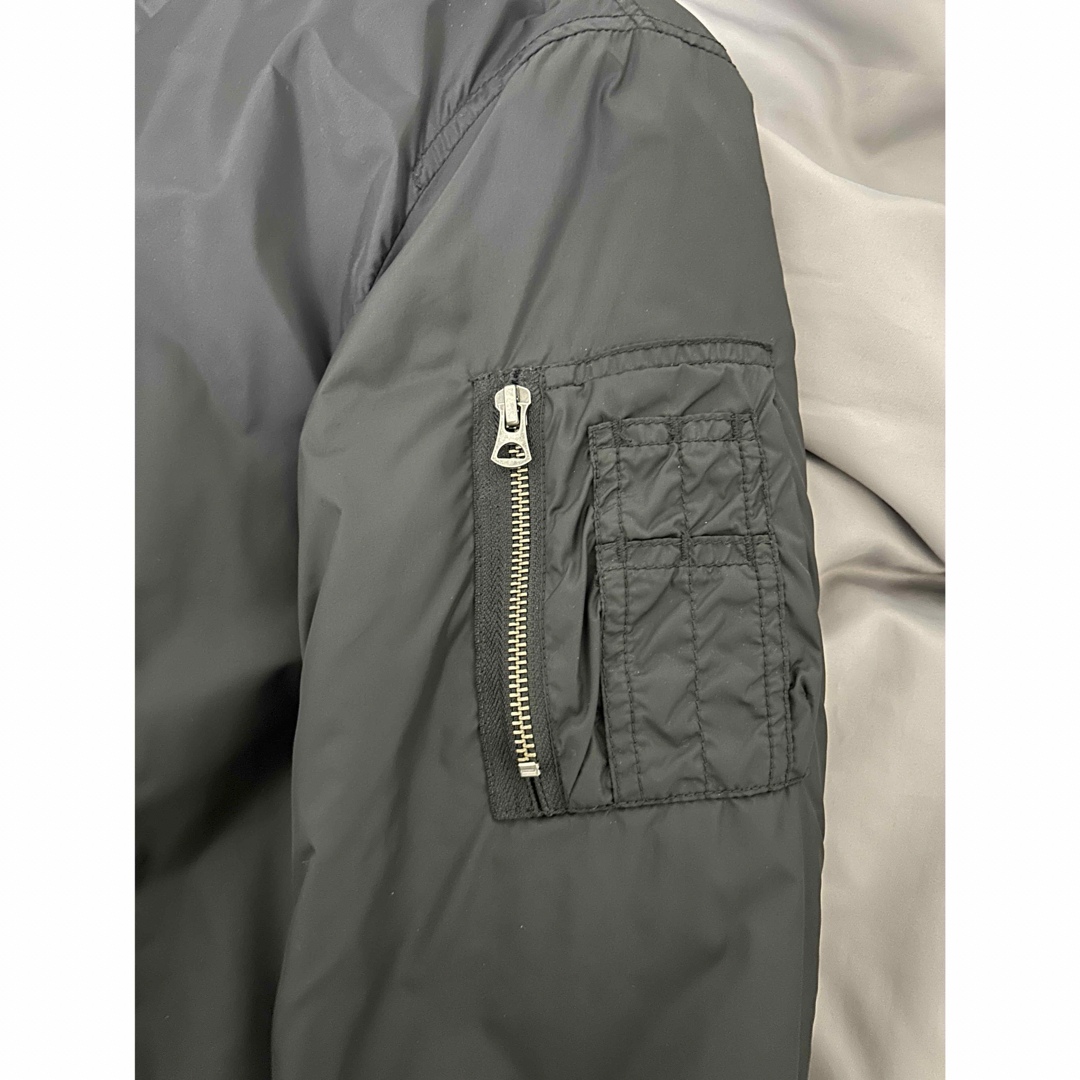 UNIQLO(ユニクロ)のユニクロ　MA-1 ブルゾン　ブラック　S ユニセックス メンズのジャケット/アウター(ブルゾン)の商品写真
