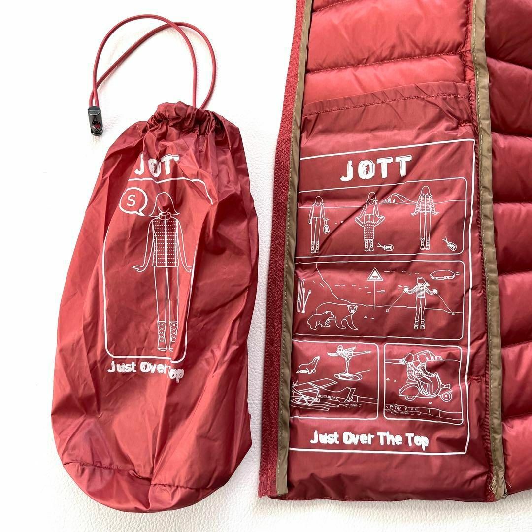 タグ付き未使用品❋ジョット JOTT ダウンベスト ローズ ピンク レディース レディースのジャケット/アウター(ダウンベスト)の商品写真