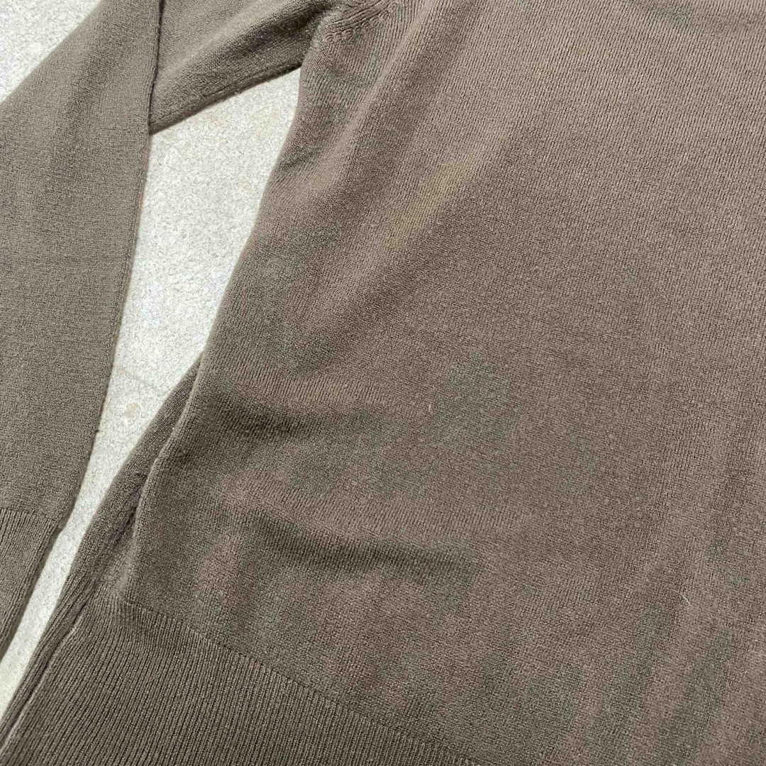 神戸レタス(コウベレタス)の神戸レタス カシミヤタッチ ニット セーター Uネック ブラウン チュニック丈 レディースのトップス(ニット/セーター)の商品写真